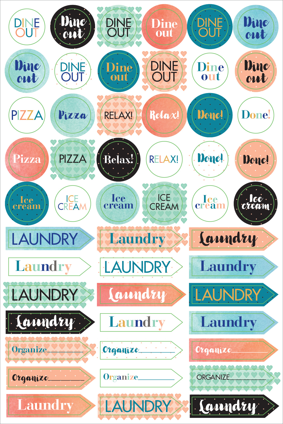 Stickers: Planner Essentials for Mom