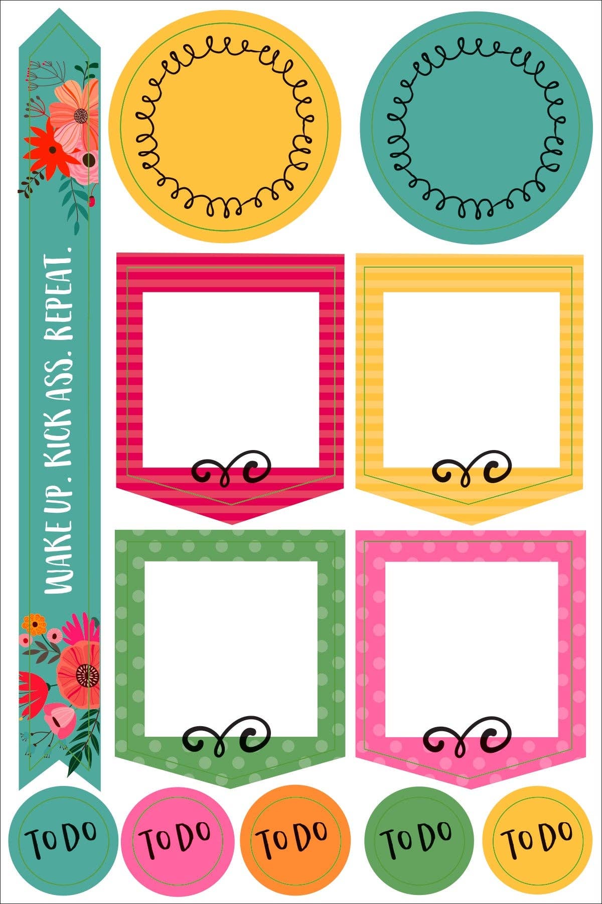 Stickers: Planner Essentials Borders & Frames