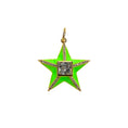 Load image into Gallery viewer, Charm: Star with CZ (Available in Multiple Colors)
