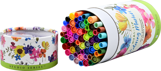 Markers: Studio Series Dual-Tip Coloring Markers (set of 60)