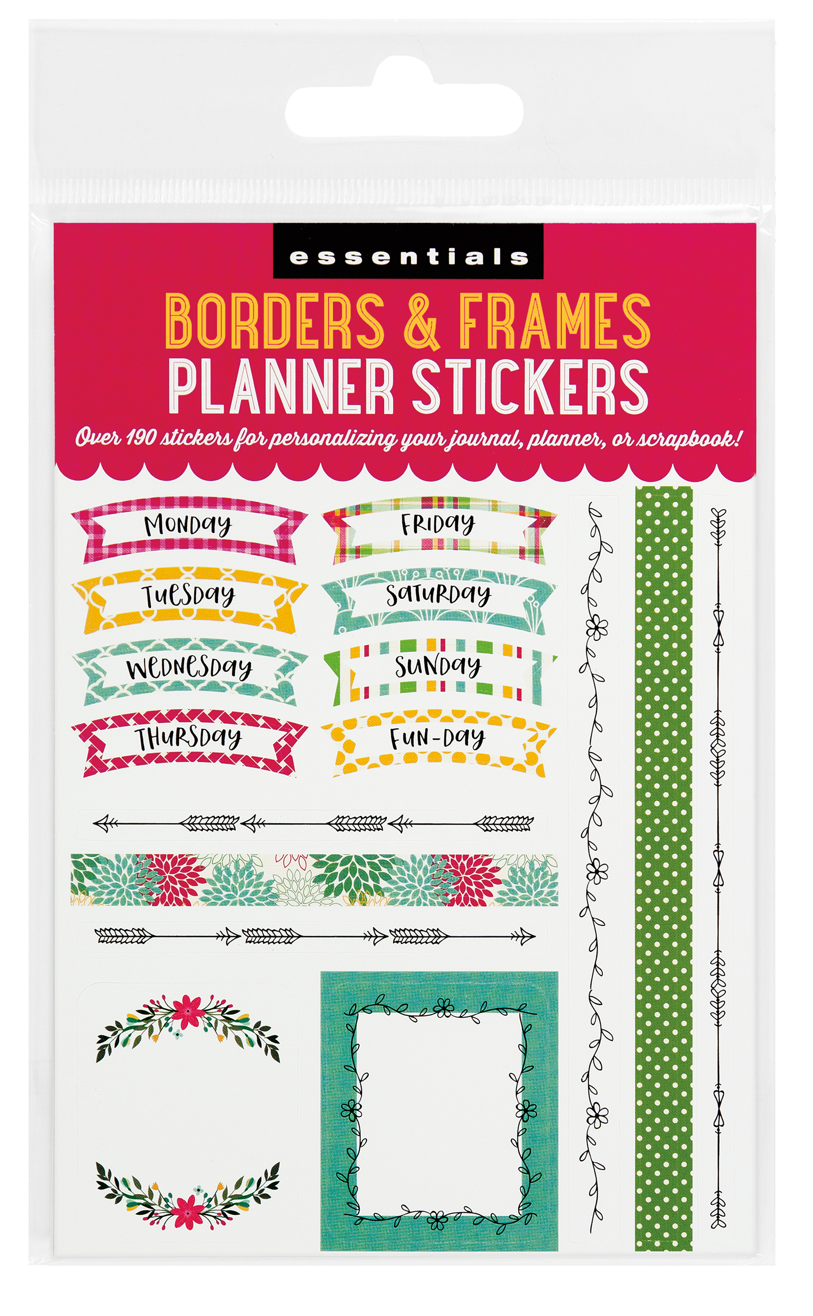 Stickers: Planner Essentials Borders & Frames