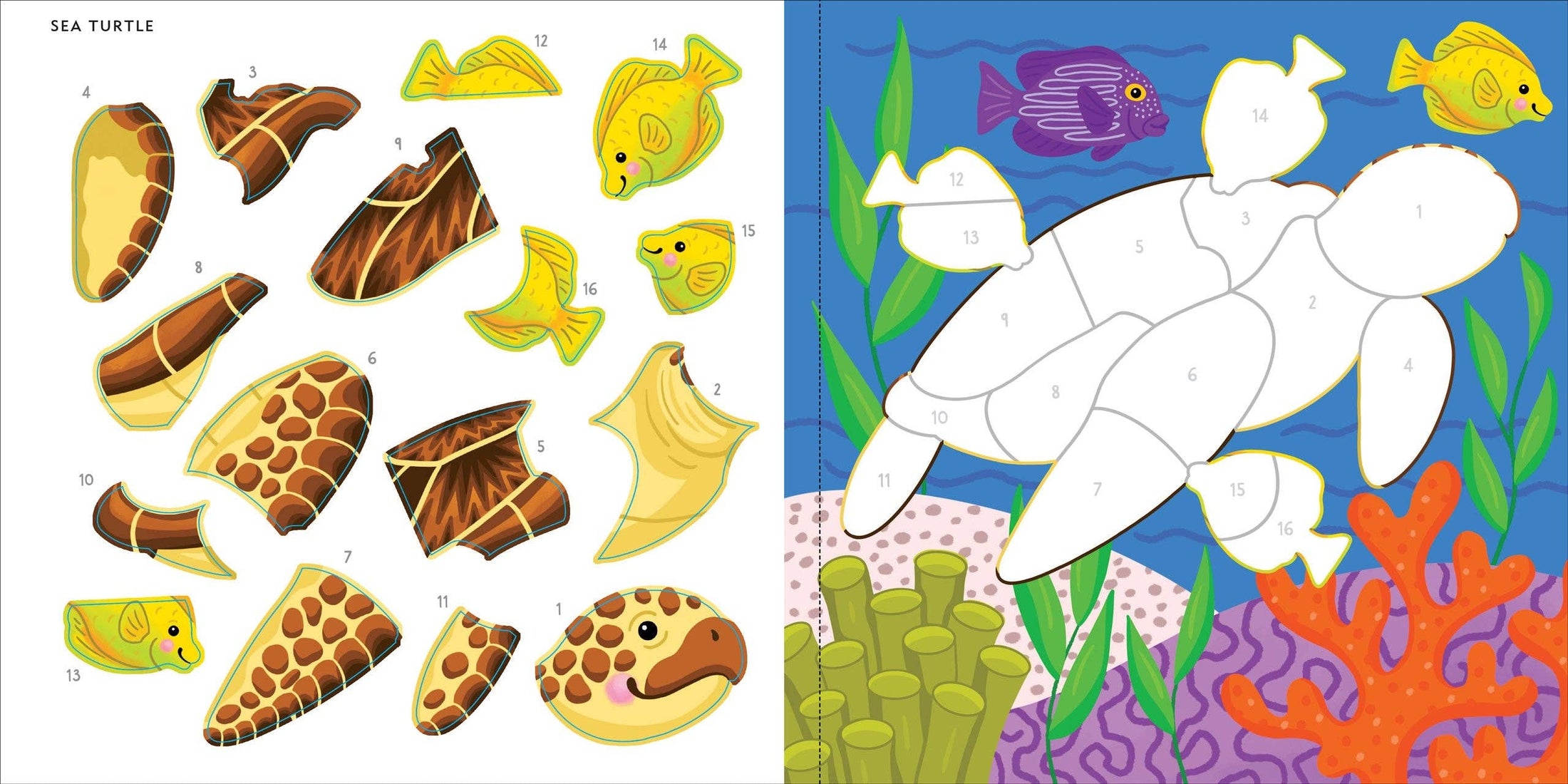 My First Color-By-Sticker Book - Under the Sea