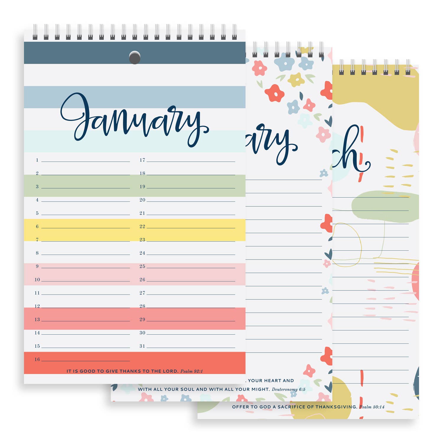 Journal: 365 Days Gratitude Journal - Joyful Stripes