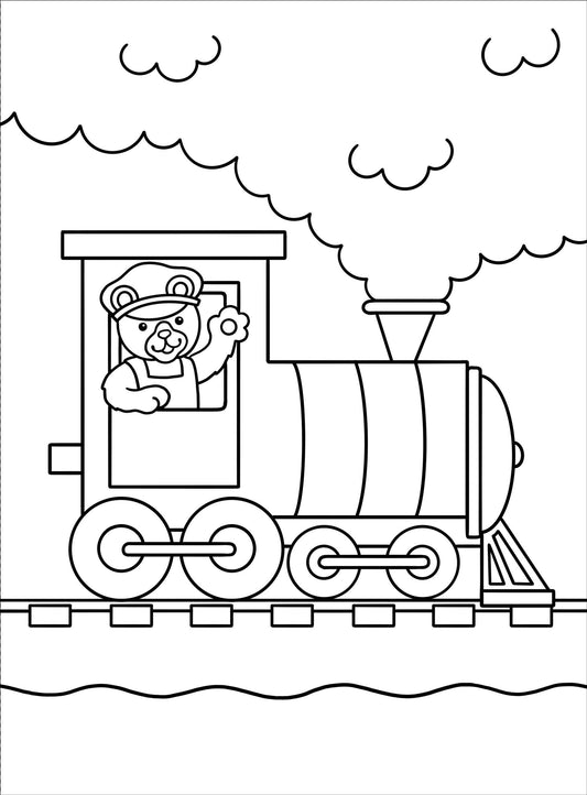 Coloring Book: Things That Go