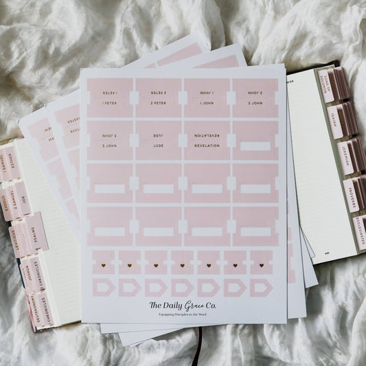 Bible Tabs: Blush