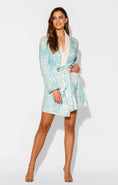 Load image into Gallery viewer, Luxury Robe: Romantique Blue (Short)
