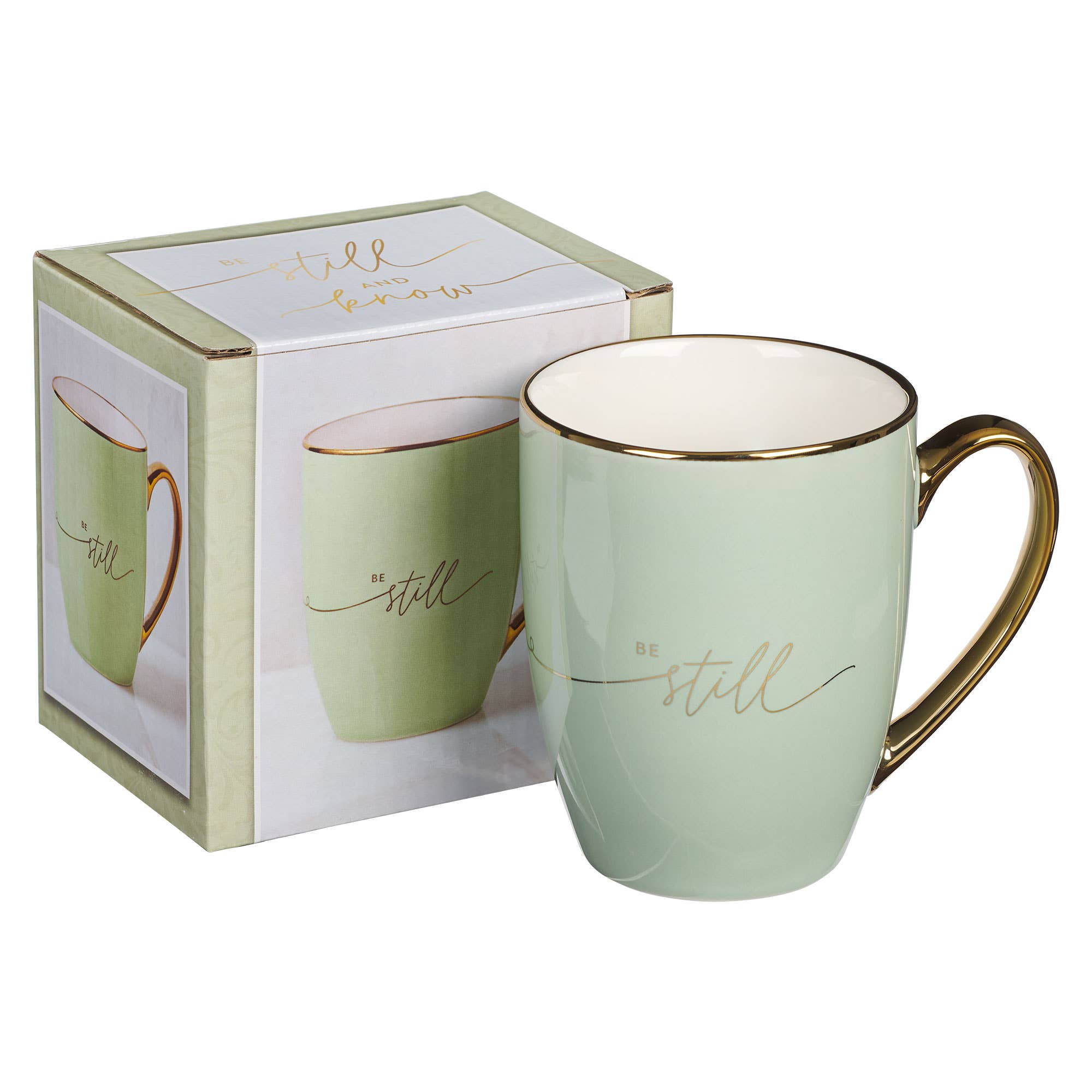 Mug: Mint/Cream - Be Still & Know