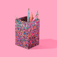 Load image into Gallery viewer, Confetti Acrylic Pen Cup
