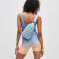 Load image into Gallery viewer, Rejuvenate - Quilted Puffer Nylon Sling Backpack
