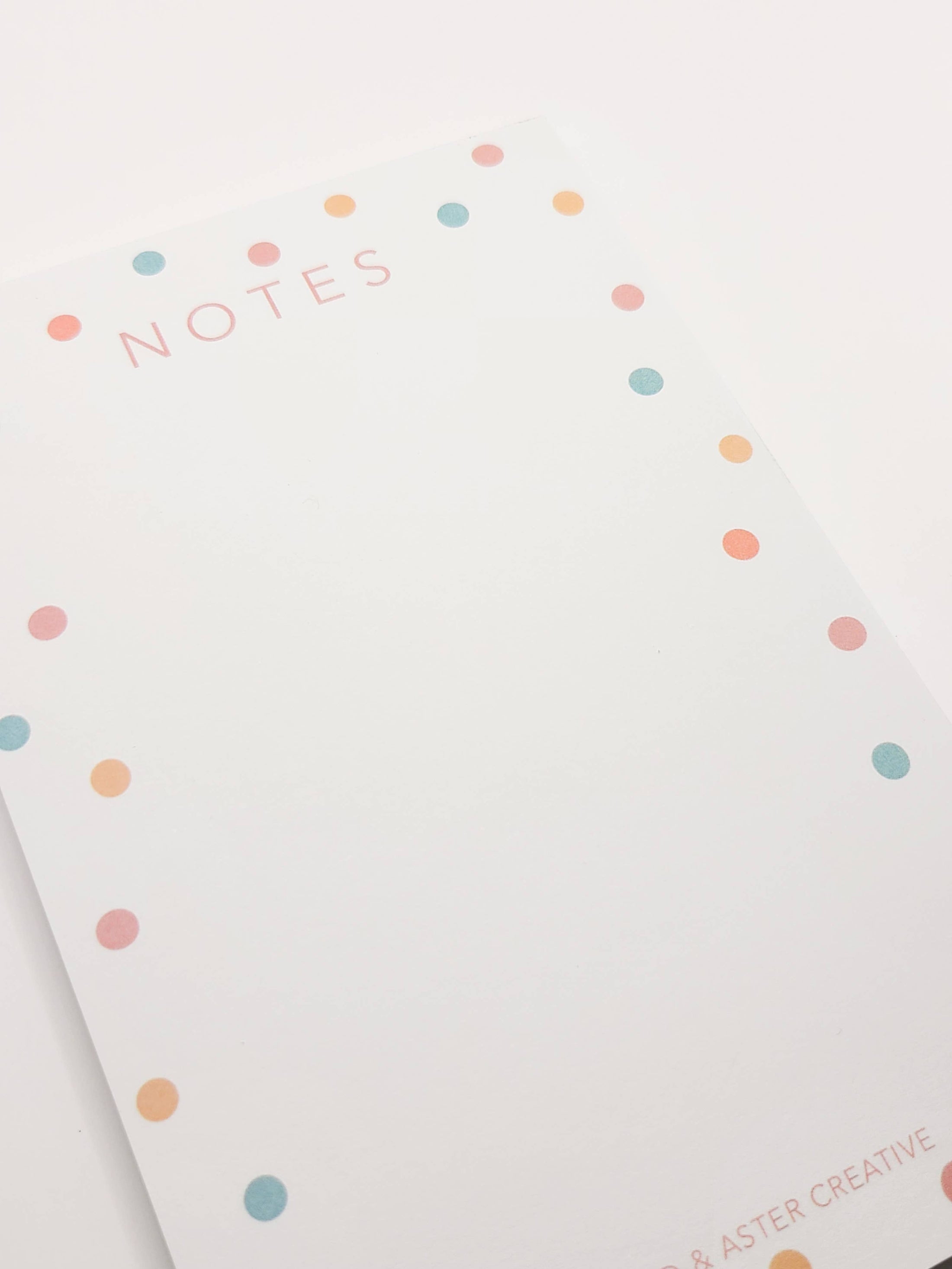 Notes: Rainbow Dots