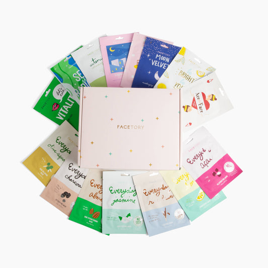 Face Mask Gift Set - Just Keep Glowing - Set of 15