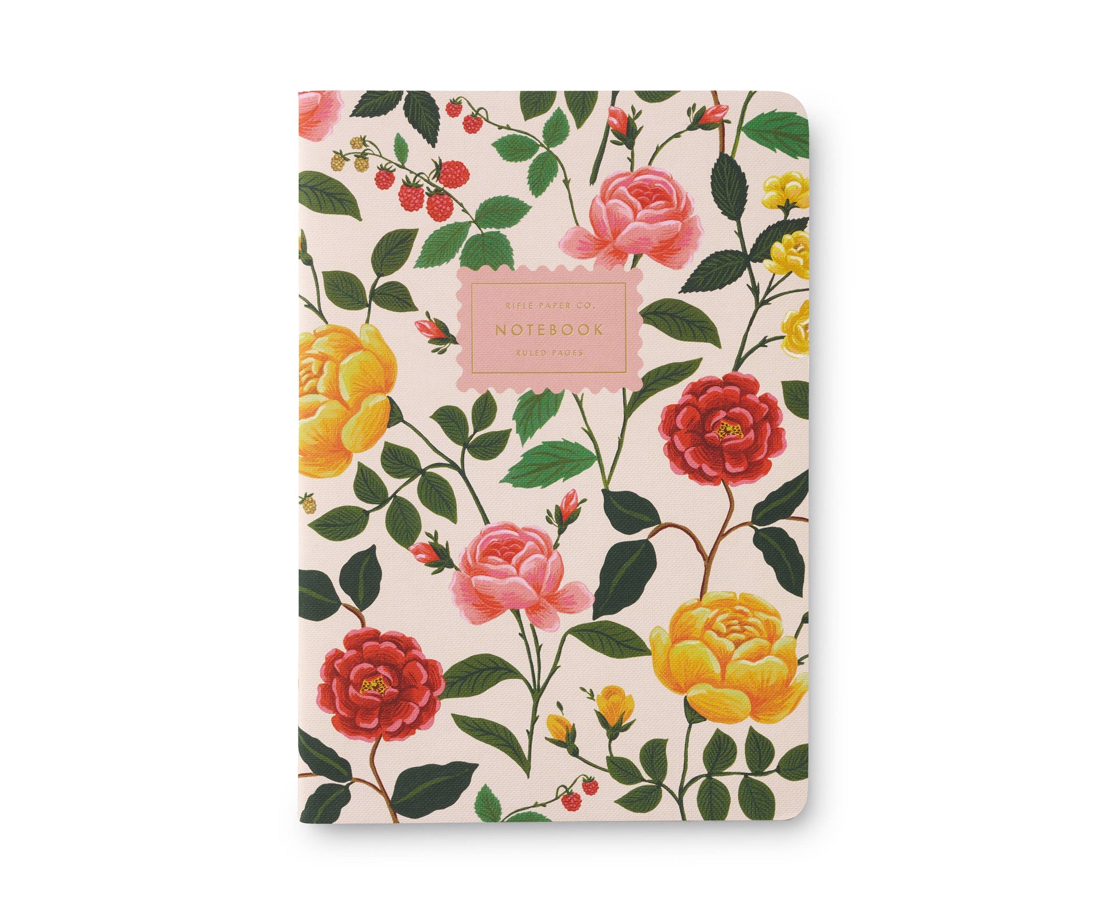 Notebooks:  Roses (Assorted Set of 3)