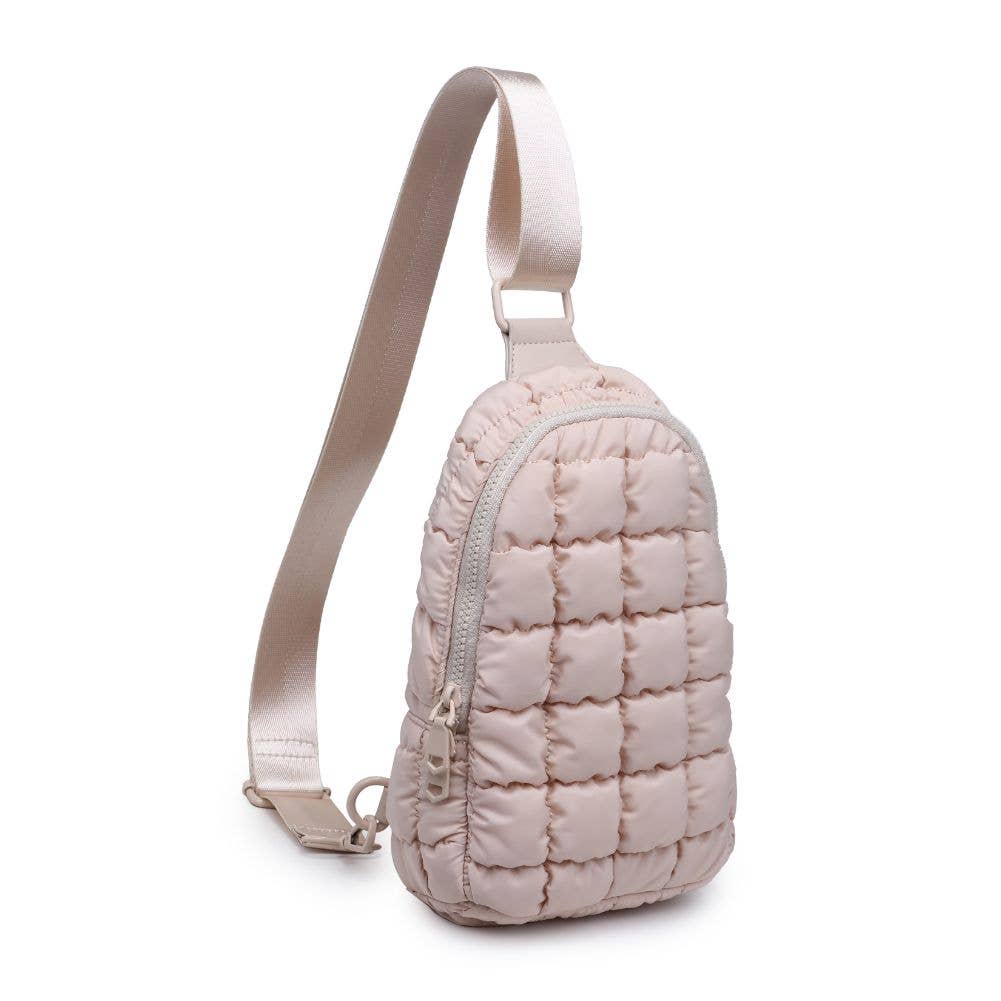 Rejuvenate - Quilted Puffer Nylon Sling Backpack