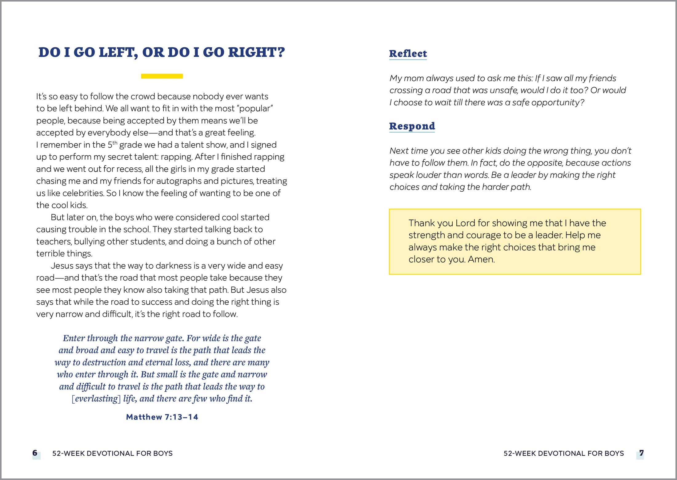 Devotional: 52-Week Devotions for Boys (Ages 8-10)