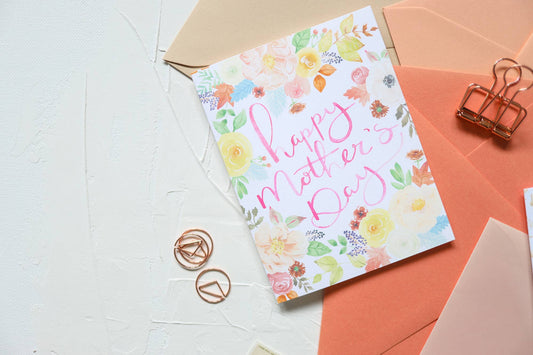 Card: Happy Mother's Day Floral