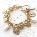 Load image into Gallery viewer, Bracelet: Charm French Coin Jewelry
