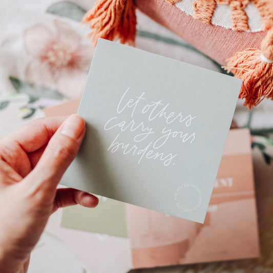 Devotional Card Set: Encouragement for Postpartum (Verses)