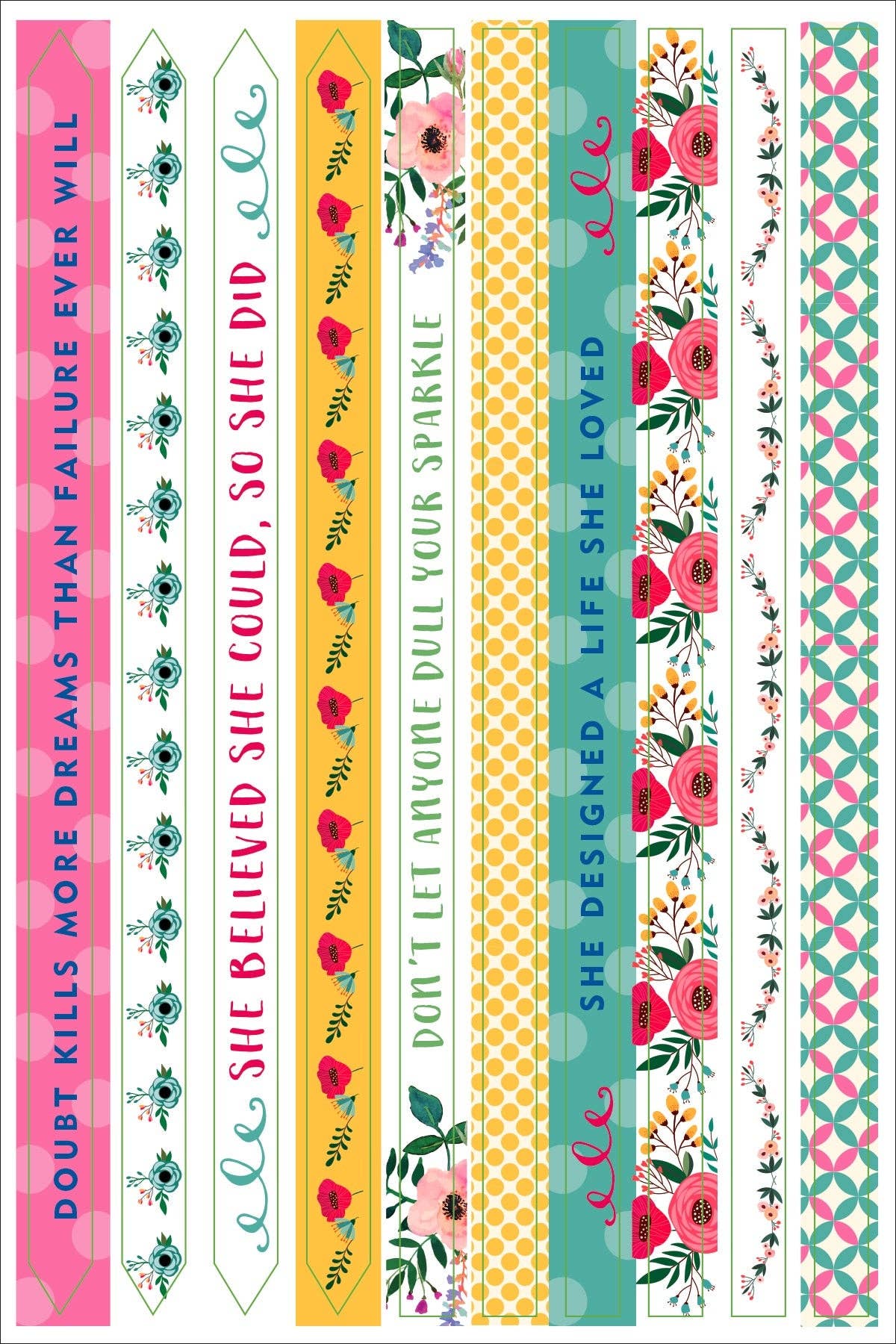 Stickers: Planner Essentials Borders & Frames