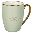 Load image into Gallery viewer, Mug: Mint/Cream - Be Still & Know
