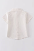 Load image into Gallery viewer, Boy Collared Shirt: White
