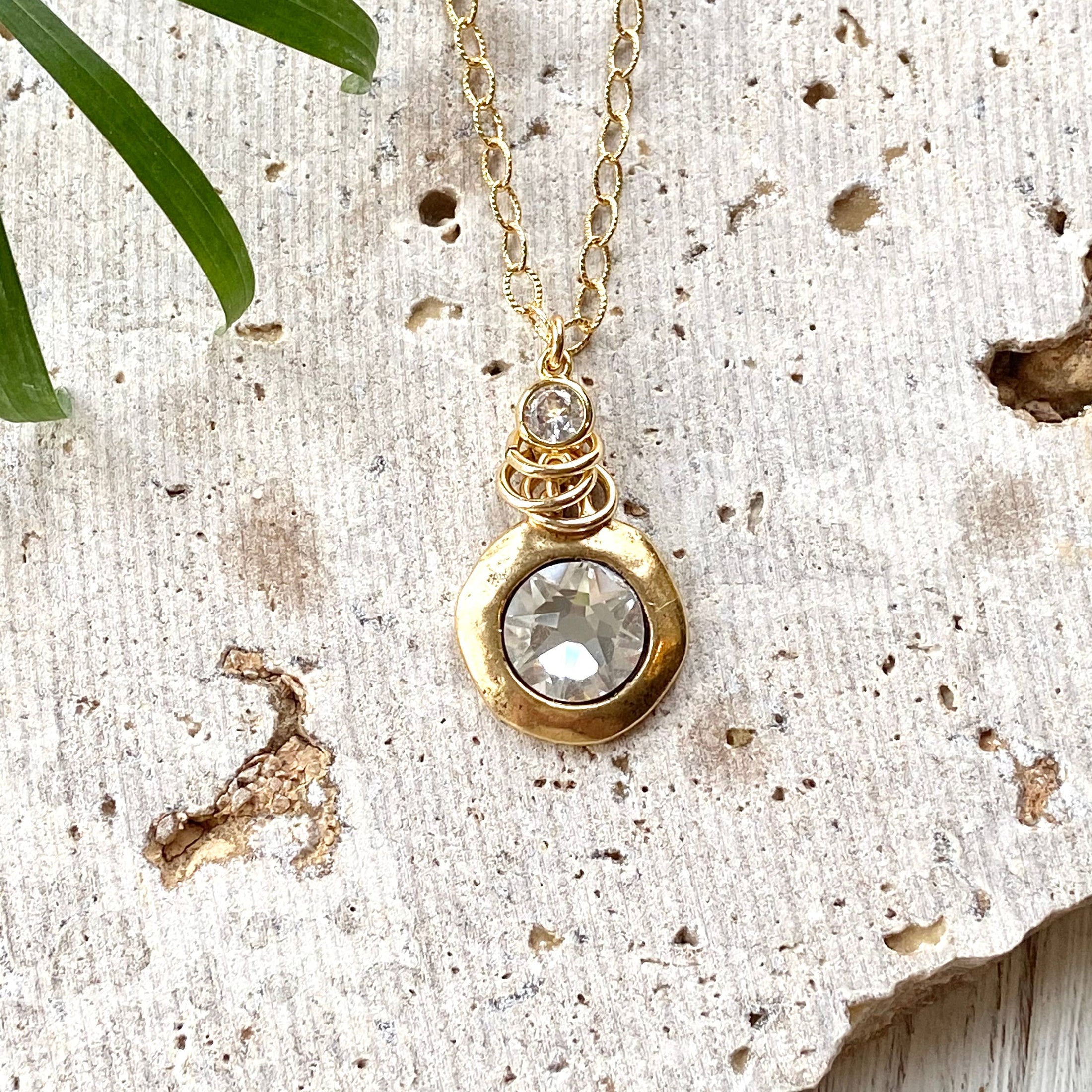 Necklace: Swarovski Crystal Pendant