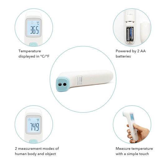 Thermometer: Touch Free Infrared Forehead