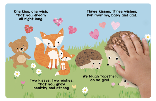 Board Book: Cuddly Wishes - Touch and Feel Sensory Book