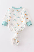 Load image into Gallery viewer, Baby Gown: Aircraft (Newborn/Cotton)
