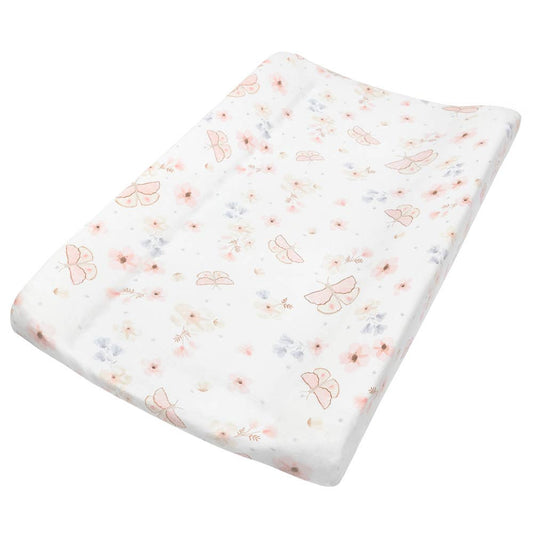 Change Pad Cover & Liner Set: Butterfly Garden