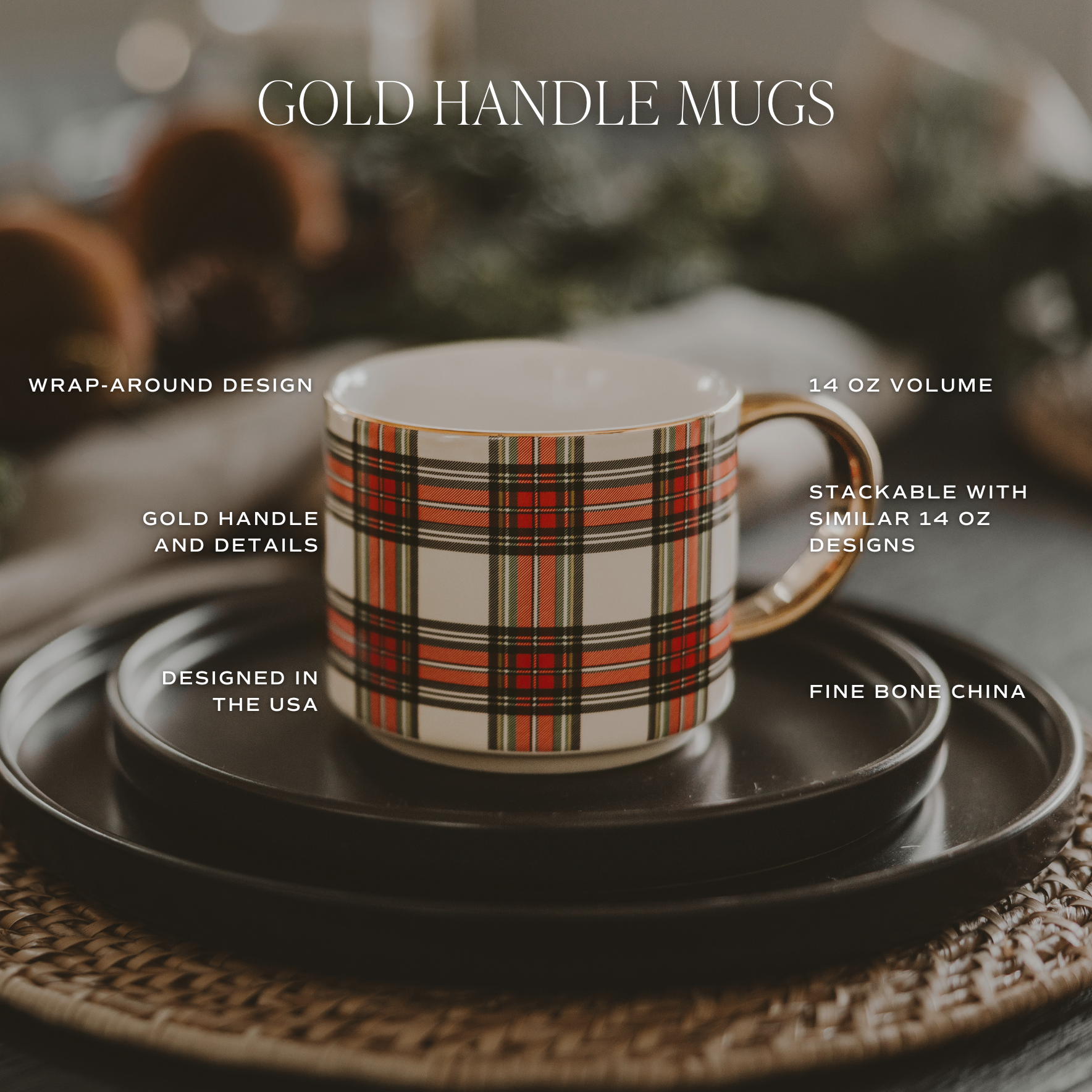Mug: Red Stripe Holiday
