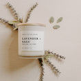 Load image into Gallery viewer, Candle: Lavender and Sage 11 oz Soy Candle
