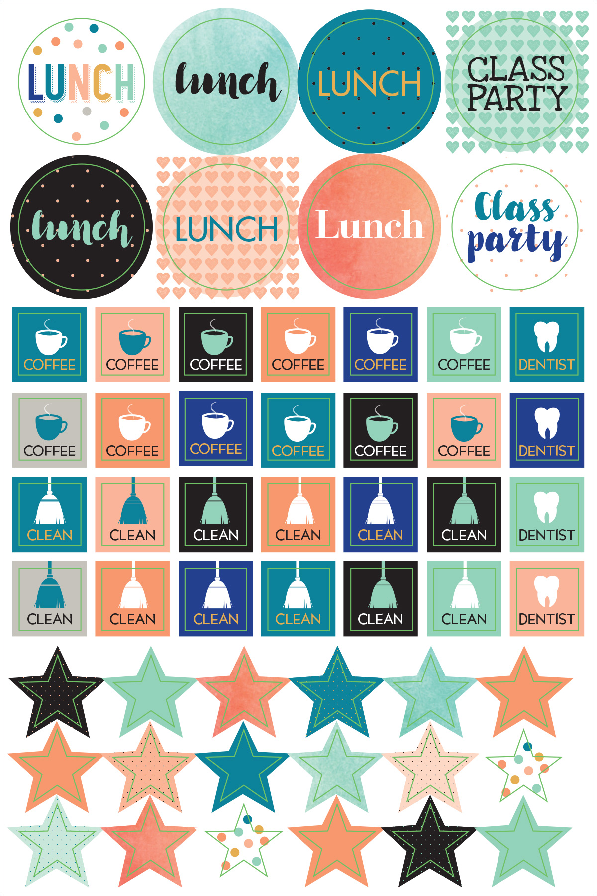 Stickers: Planner Essentials for Mom