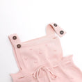 Load image into Gallery viewer, Milan Pastel Bobble Sweater Knit Baby Romper Organic Cotton: Blush / 0-3 Month
