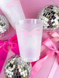 Load image into Gallery viewer, Pink Bow Frosted  Cups
