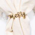 Load image into Gallery viewer, Merry Napkin Ring   Gold   2"
