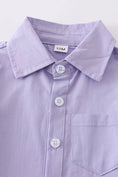 Load image into Gallery viewer, Boy Collared Shirt: Lavender
