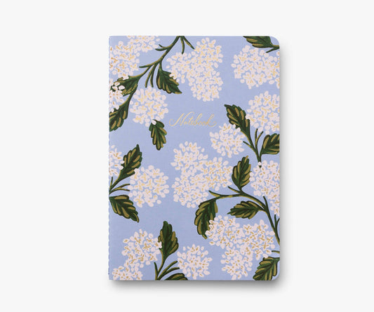 Notebooks: Hydrangea (Assorted Set of 3)