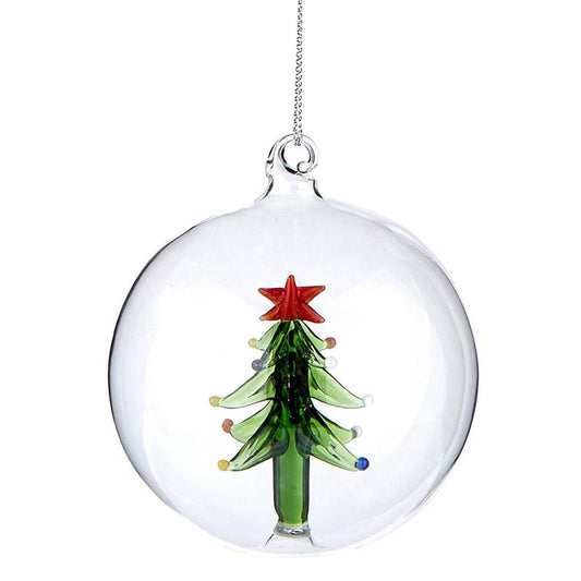 Ornament: 3-D Glass Tree