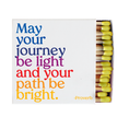 Load image into Gallery viewer, Matchbox: May Your Journey Be Light (Proverb)
