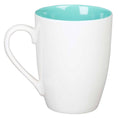 Load image into Gallery viewer, Mug: Teal/White Floral (Choose Joy)
