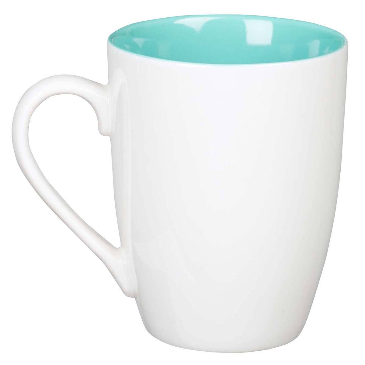 Mug: Teal/White Floral (Choose Joy)