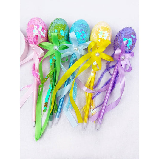 Easter Basket Filler: Sequin Easter Egg Pen
