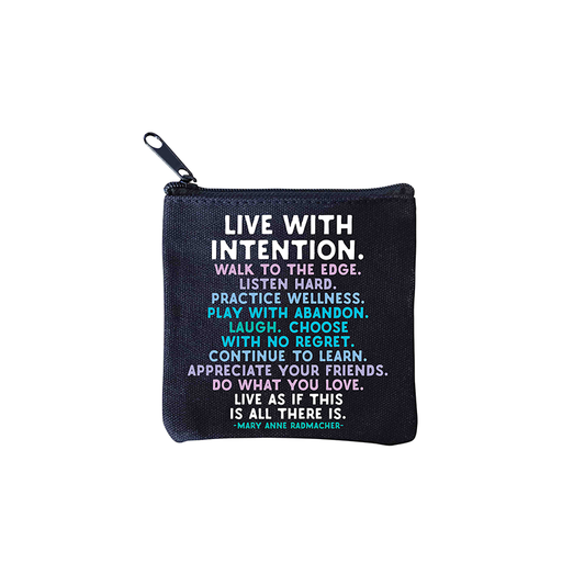 Mini Pouches - Live With Intention (M. A. Radmacher)