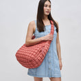 Load image into Gallery viewer, Tote: Revive - Quilted Puffer Nylon Hobo
