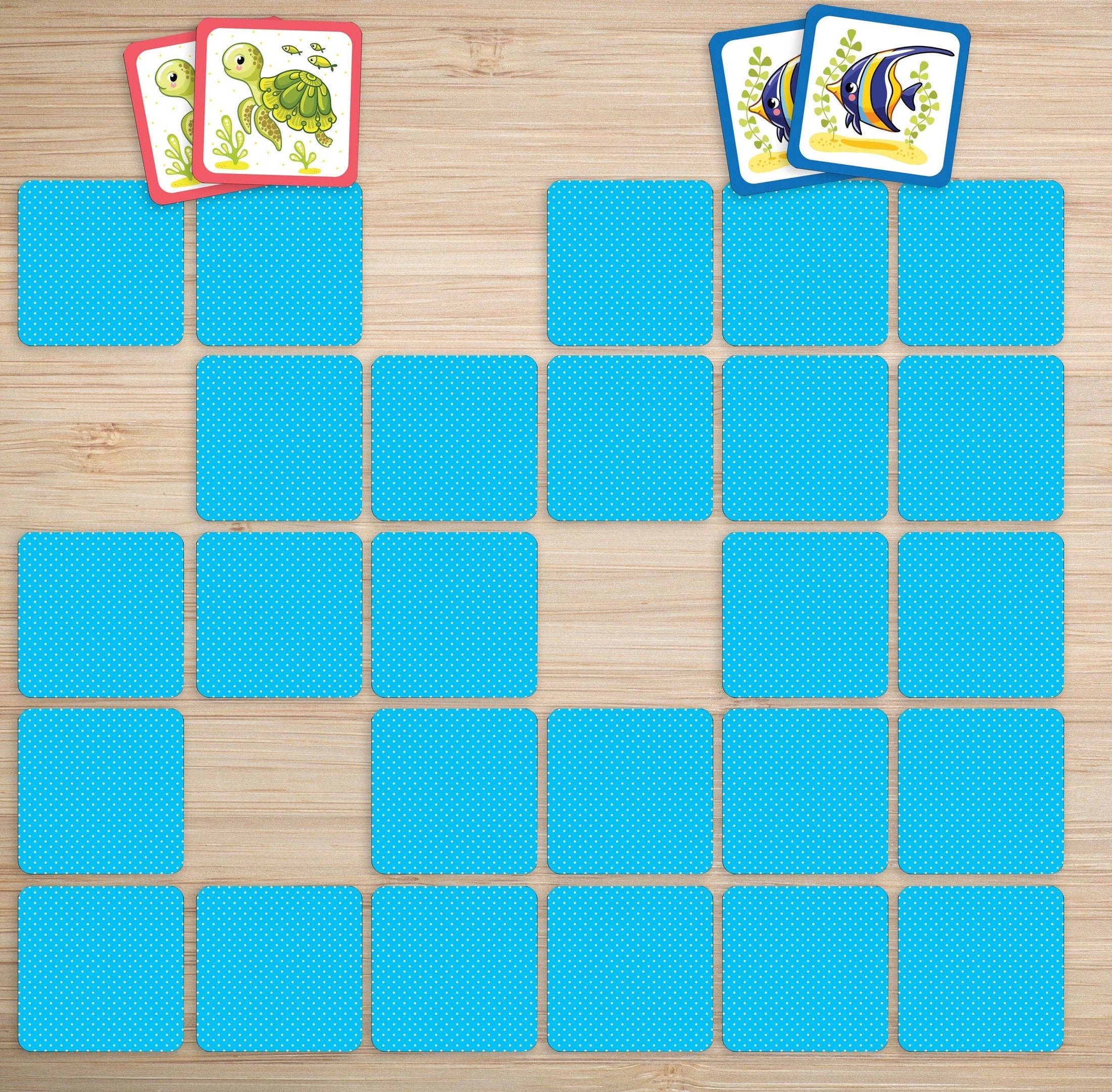 Memory Matching Game: Under the Sea  (Set of 72 cards)