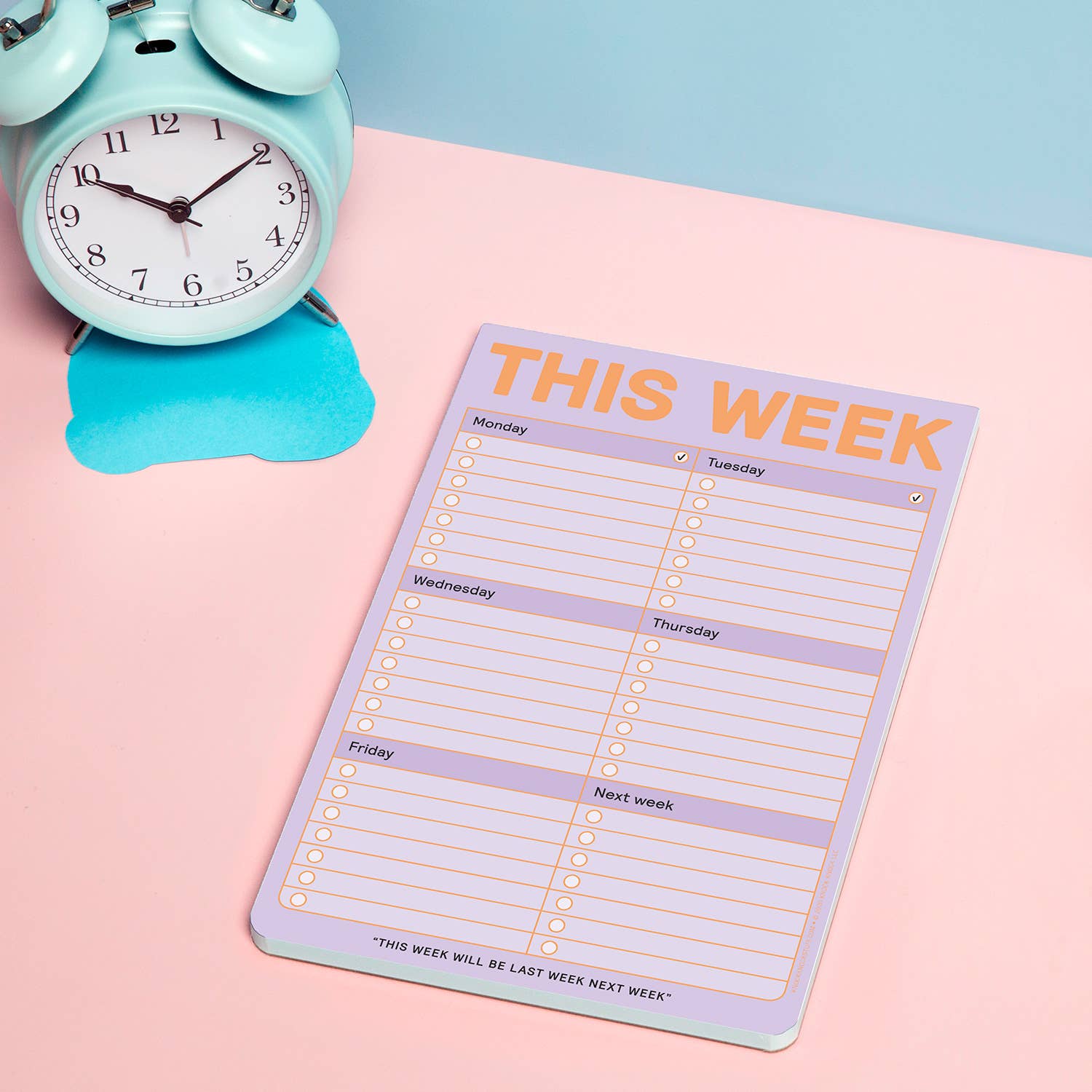 Planner: This Week Notepad (Pastel Version)