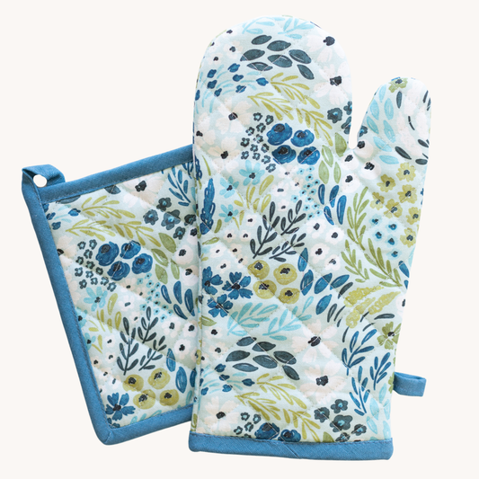 Waterfall Oven Mitt + Pot Holder