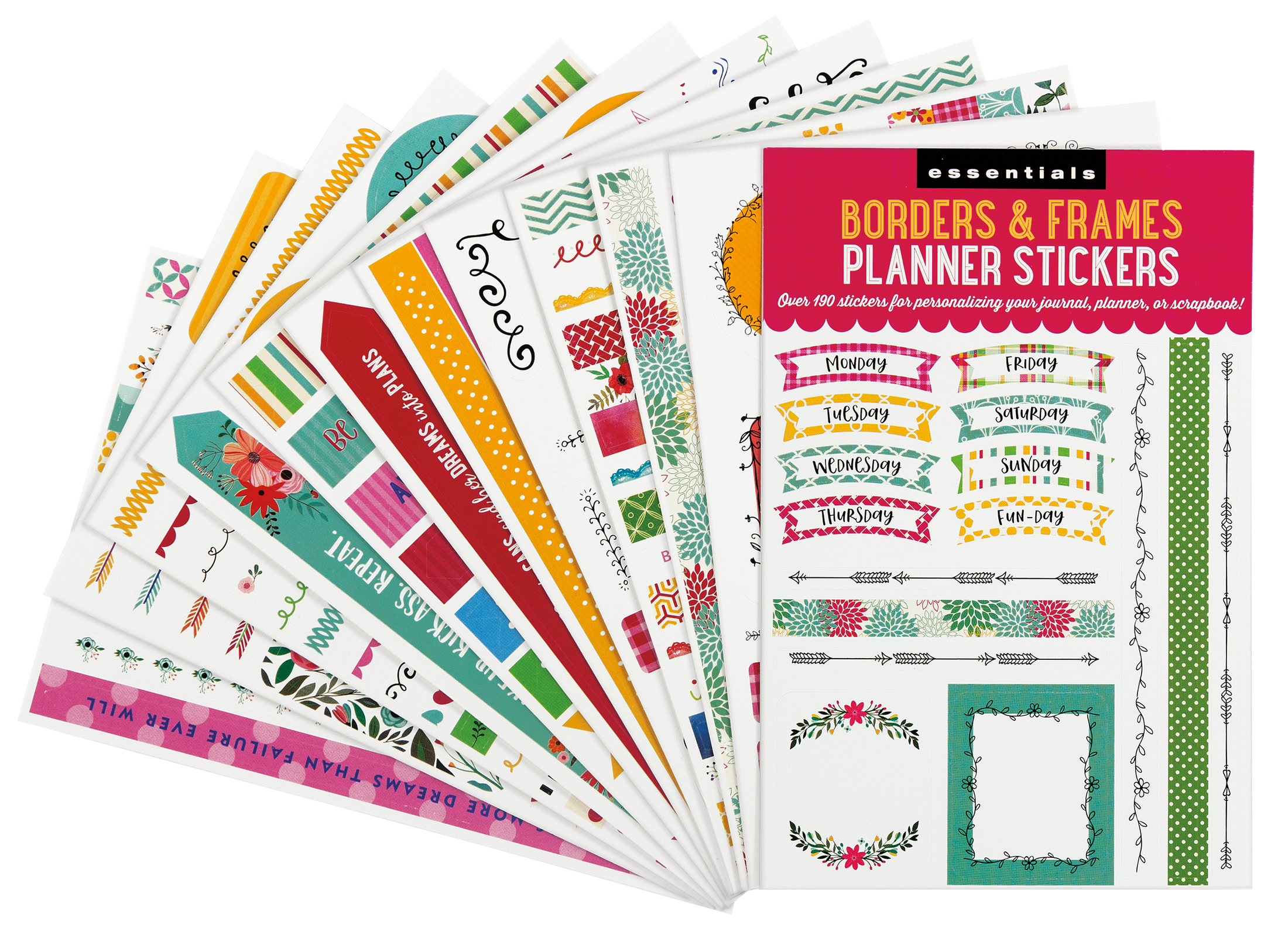 Stickers: Planner Essentials Borders & Frames