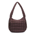 Load image into Gallery viewer, Tote: Revive - Quilted Puffer Nylon Hobo
