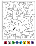 Load image into Gallery viewer, Coloring Book: My First Color-By-Number! Under The Sea
